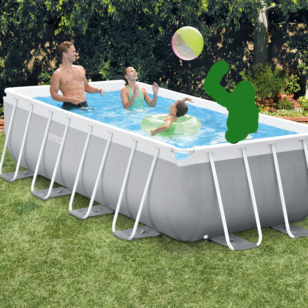 Piscine Rectangulaire 400x200x100 cm GAMME Prisme Frame 🥇
