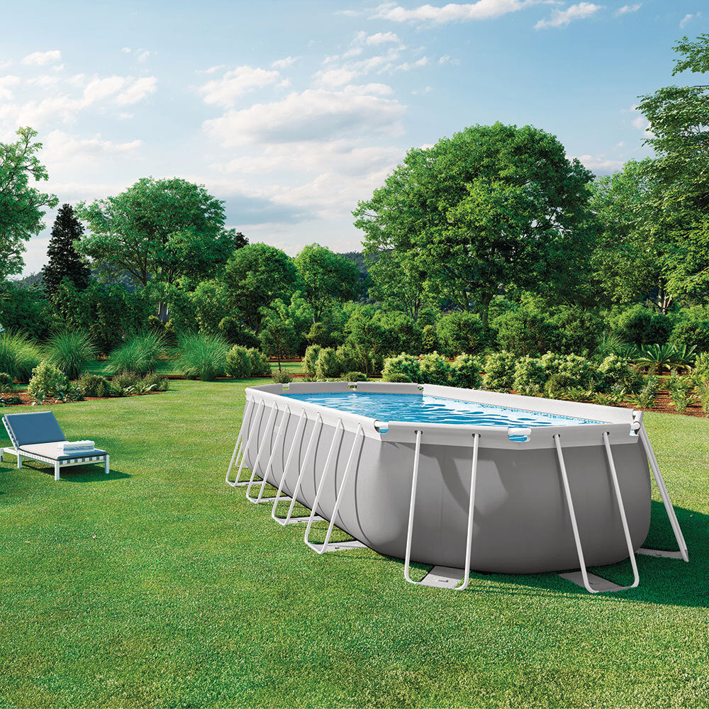 Piscine OVALE 610x305x122 Cm GAMME Prisme Frame 🥇