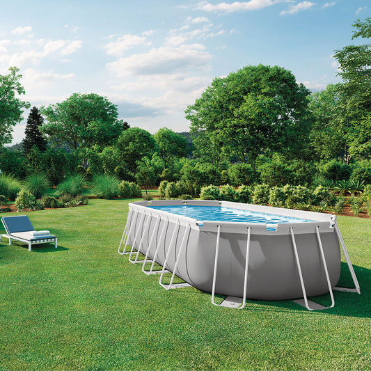 Piscine OVALE 610x305x122 Cm GAMME Prisme Frame 🥇
