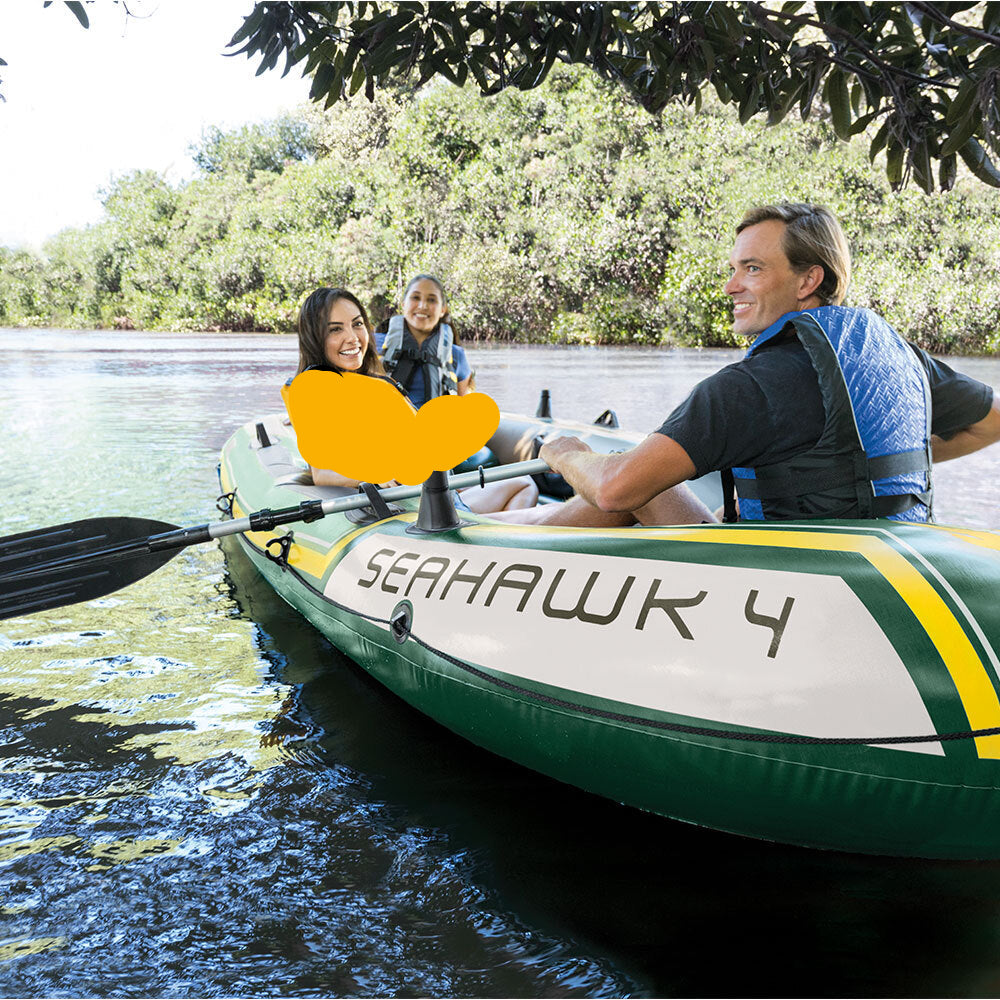 Intex Seahawk 4 Places Bateau Pneumatique | 3,51 x 1,45 x 0,48 m | pompe + 2 Rames