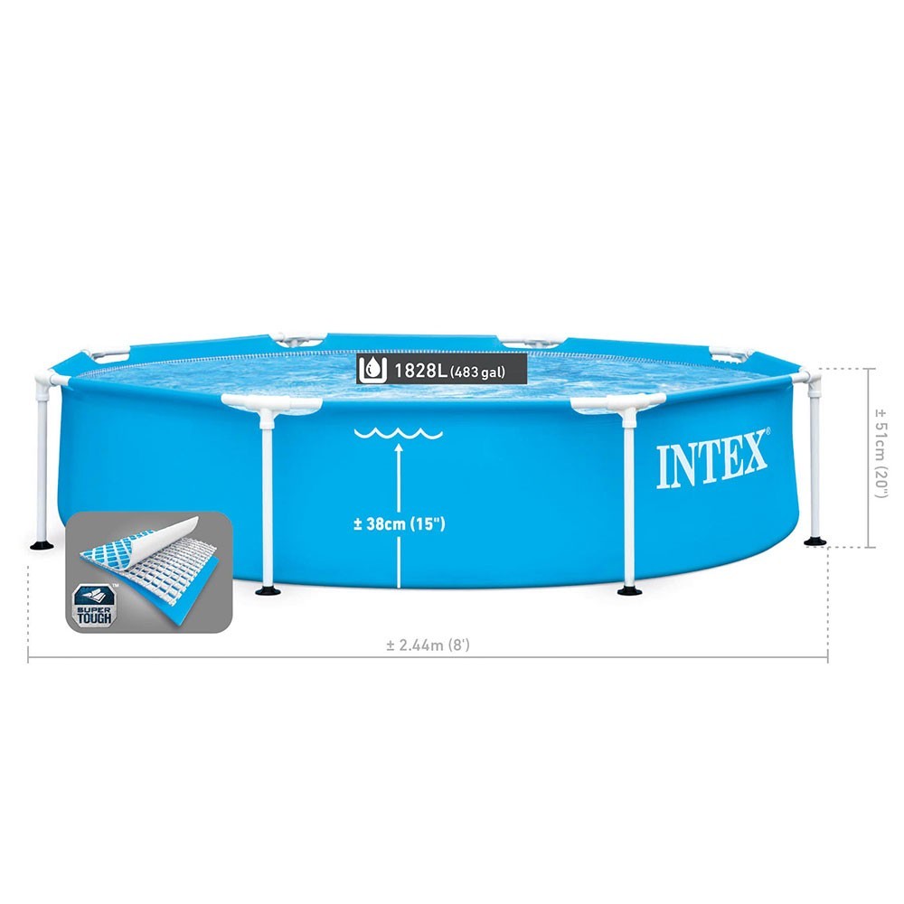 Piscine Ronde 366x76 cm 🥇