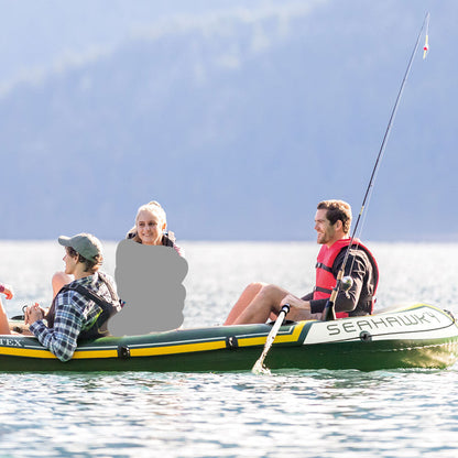 Intex Seahawk 4 Places Bateau Pneumatique | 3,51 x 1,45 x 0,48 m | pompe + 2 Rames