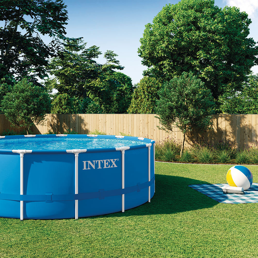 Piscine Ronde 457 x 122 cm Avec Moteur + Echelle 🥇