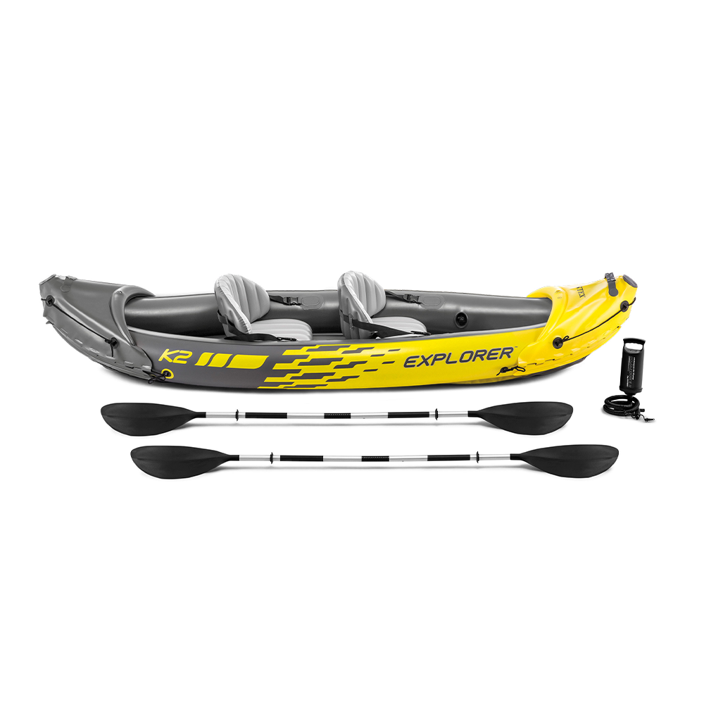 Kayak Explorer K2 | 3,12 x 0,91 x 0,51 m | pompe + 2 rames