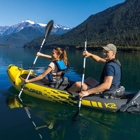 Kayak Explorer K2 | 3,12 x 0,91 x 0,51 m | pompe + 2 rames