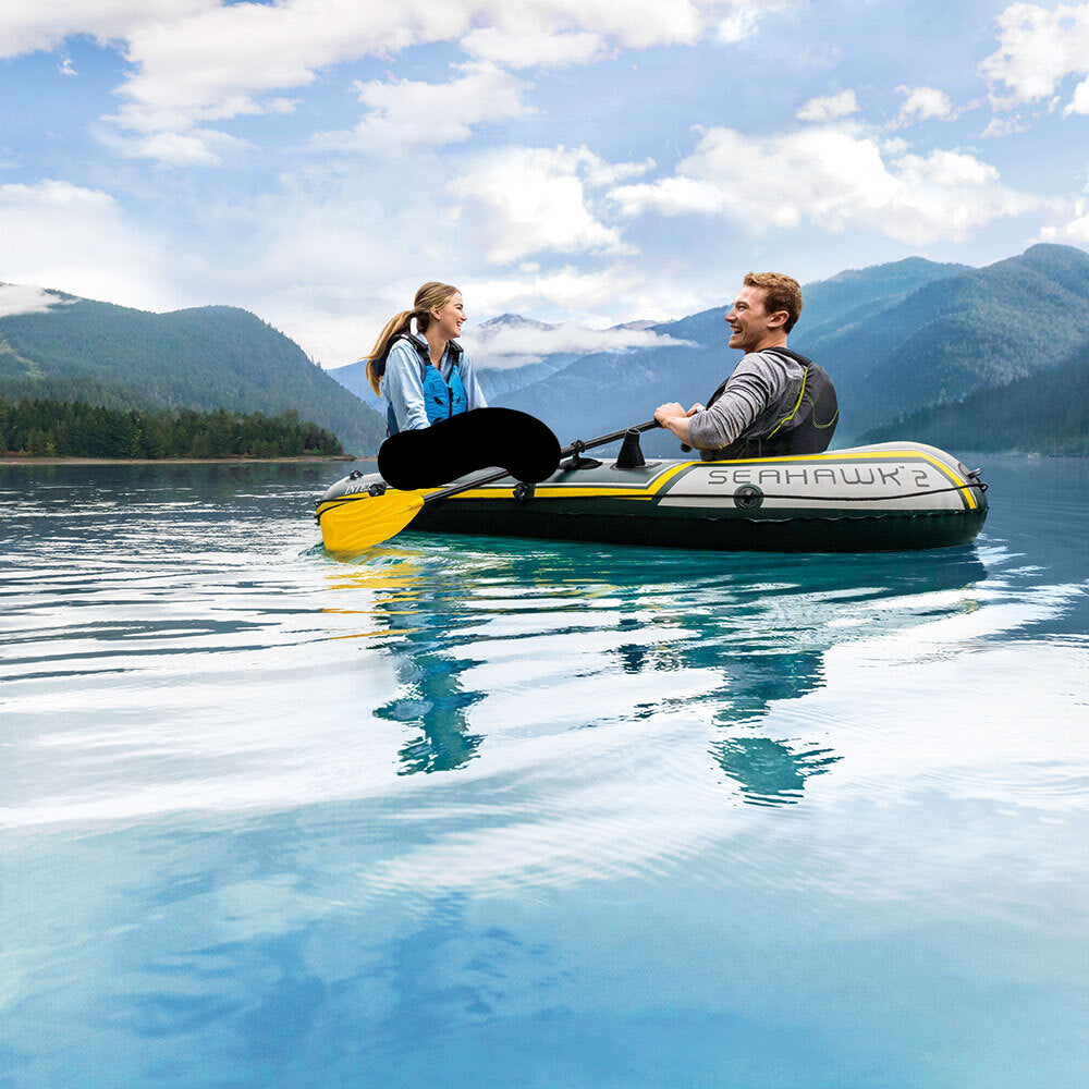 Intex Seahawk 2 Places Bateau Pneumatique | 2,36 x 1,14 x 0,41 m | pompe + 2 Rames