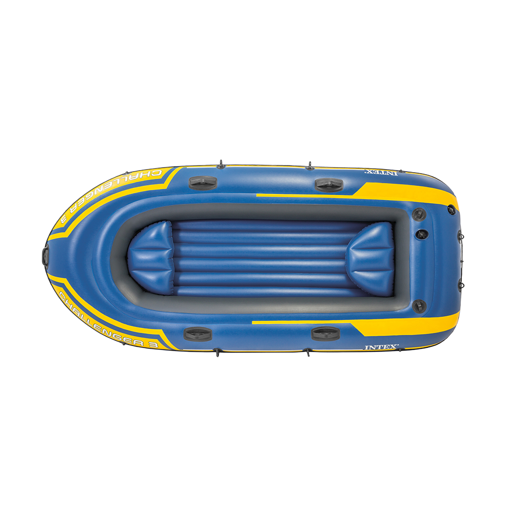Intex Challenger 3 Places Bateau Pneumatique | 2,95 x 1,37 x 0,43 m | pompe + 2 Rames