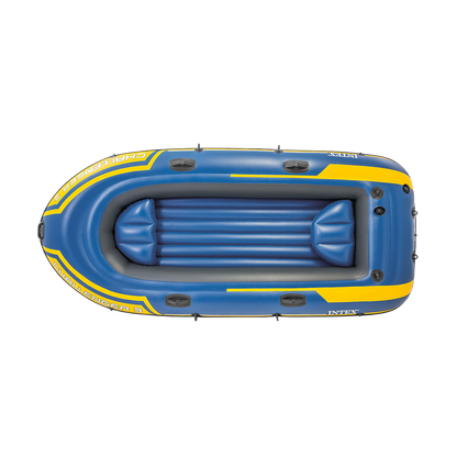 Intex Challenger 3 Places Bateau Pneumatique | 2,95 x 1,37 x 0,43 m | pompe + 2 Rames