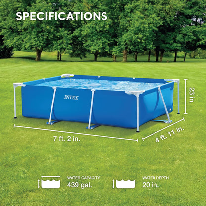Petite Piscine rectangulaire 220x150x60 cm 🏊🏿‍♂